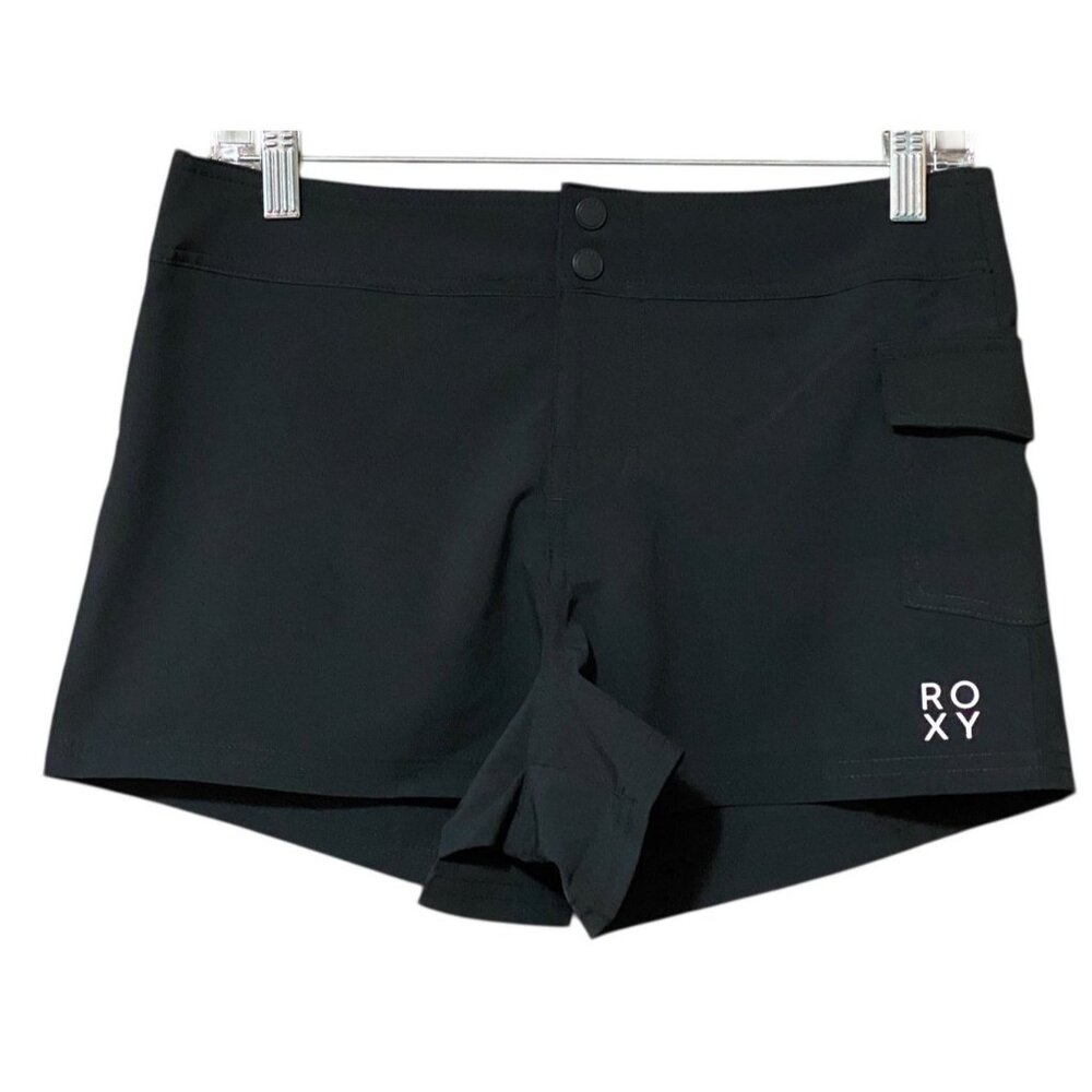 SOLD!! DO NOT BUY!! ROXY Black Swim Shorts Small UPF 50 Quick Dry Stretch Beach